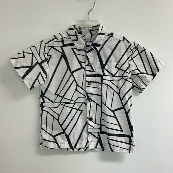 Ava Sky Other - Ava Sky Boys Aloha Shirt Hunter - Size 6